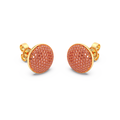 Sphere Studs in Orange