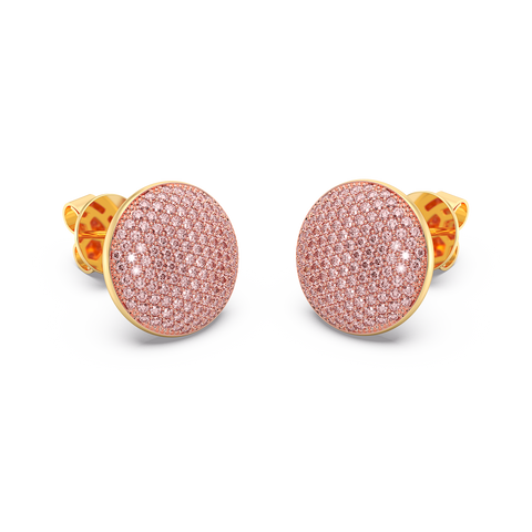 Sphere Studs in Pink