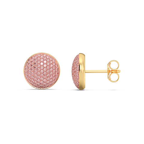 Sphere Studs in Pink