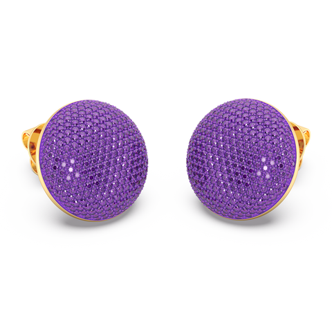 Sphere Studs in Purple