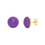 Sphere Studs in Purple