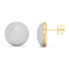 Sphere Studs in White