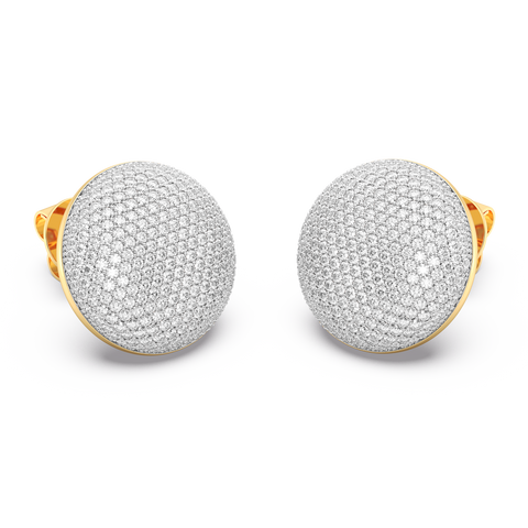 Sphere Studs in White