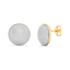 Sphere Studs in White