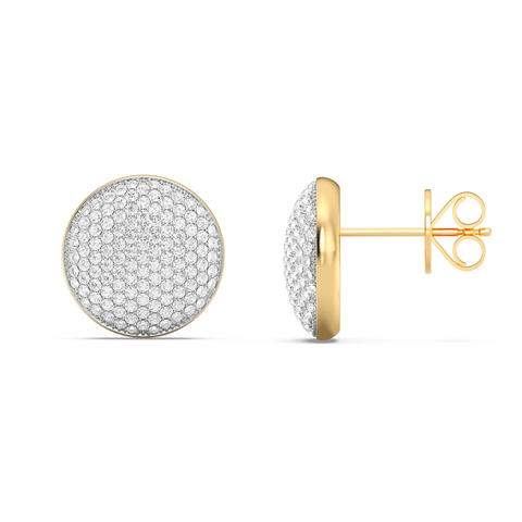 Sphere Studs in White