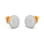 Sphere Studs in White