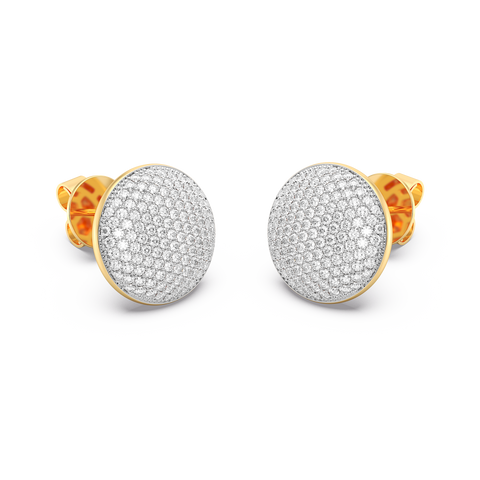 Sphere Studs in White