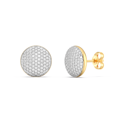 Sphere Studs in White