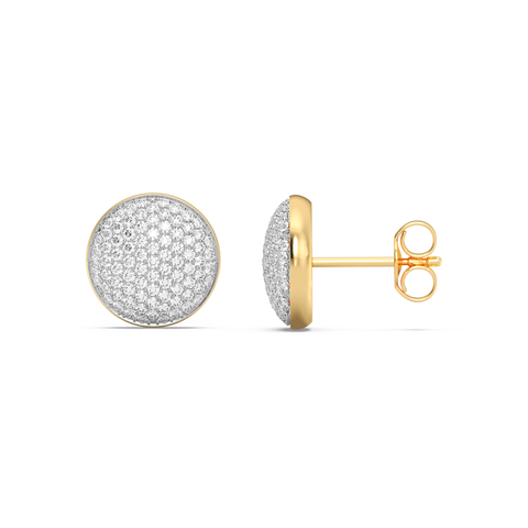 Sphere Studs in White