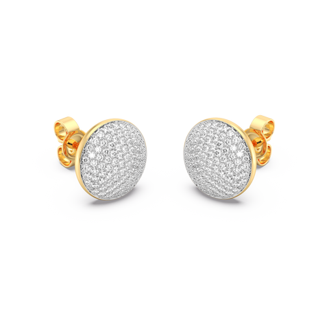 Sphere Studs in White