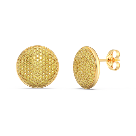 Sphere Studs in Yellow