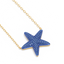 Star Pendant Necklace in Blue