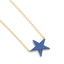 Star Pendant Necklace in Blue