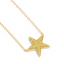 Star Pendant Necklace in Yellow