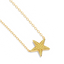 Star Pendant Necklace in Yellow