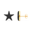 Star Studs in Black