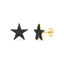 Star Studs in Black