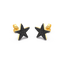 Star Studs in Black