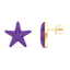 Star Studs in Purple