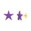 Star Studs in Purple