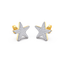 Star Studs in White