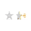 Star Studs in White