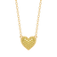 Heart Pendant Necklace in Yellow