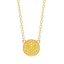 Sphere Pendant Necklace in Yellow